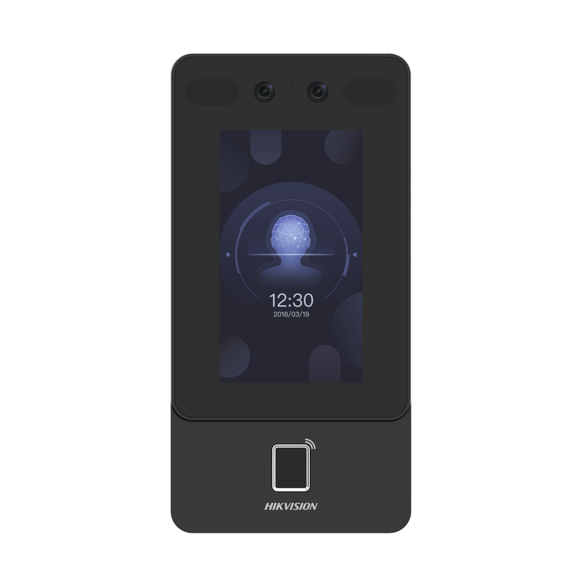 DS-K1T342EFWX-E1|Terminal Min Moe PoE & WiFi de Reconocimiento Facial y Huella co Lector PROX EM / Exterior IP65 / Hasta 1.5 mts en Lectura de Rostro / Soporta P2P / 1,500 Rostros / 3,000 Huellas / Salida 12 Vcd para Chapa / PoE